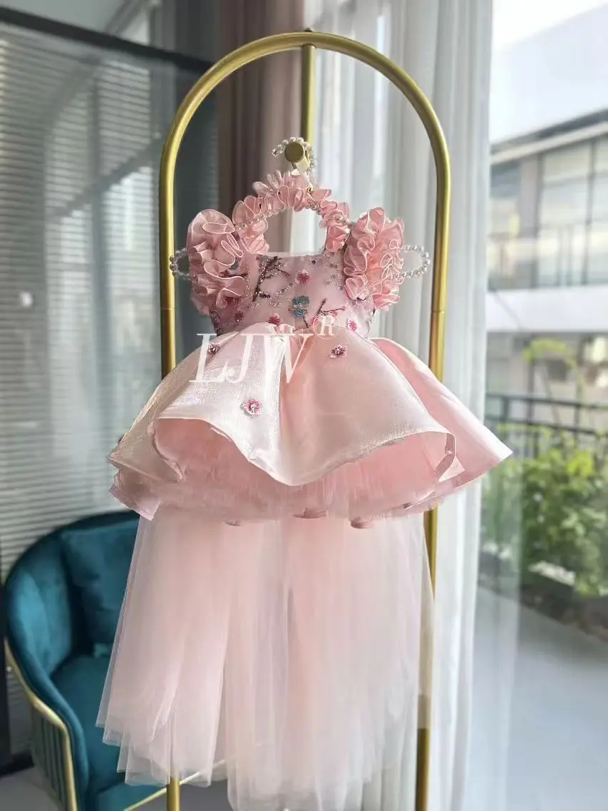 knee length dresses for ladies Birthday Party Wear Ball Gown for Girls – Devils-n-Angels main image 0