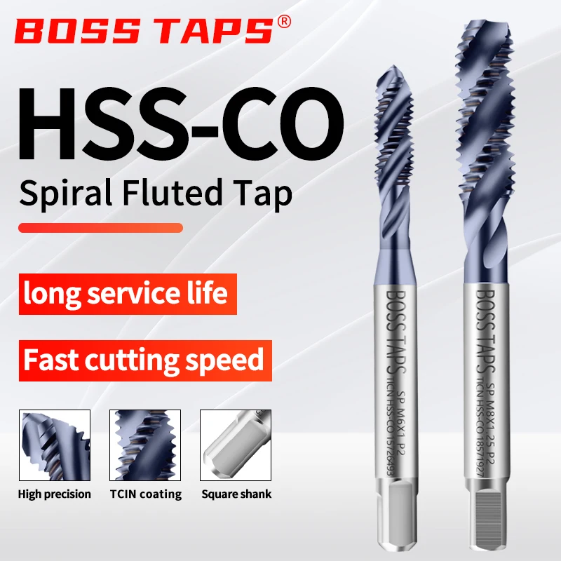 HSS-CO TICN Coating Forming Roll Pointed Spiral Fluted Tap M1 M1.4 M2 M3 M4 M5 M6 M8 M10 M12 Machine