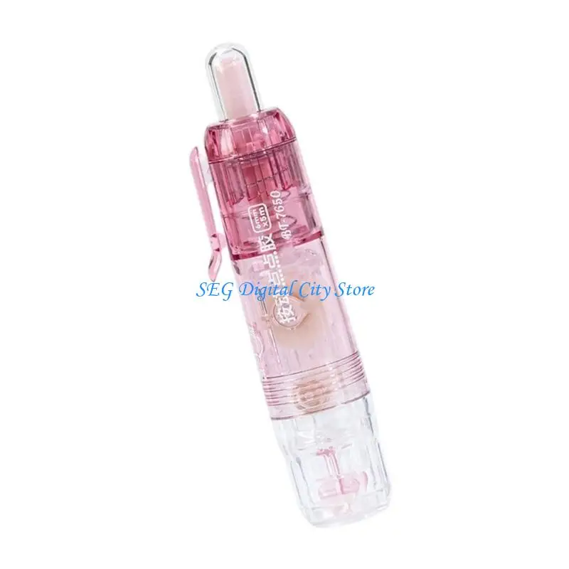 U75B Precisions 도트 접착 애플리케이터 탈착식 접착제 사무실에서 재사용 가능 인체공학적 클릭 디자인 잔류물 없음 적용