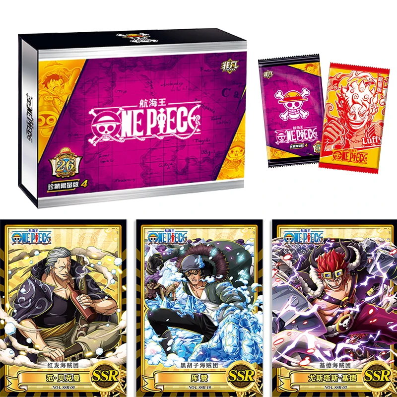 New One Piece Collection Cards Booster Box 26Th Anniversary The Future Island Chapter Limited Rare Flash Card Per Regali Per Bambini