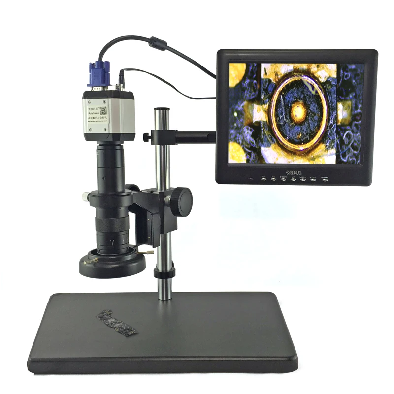 

XDC-10A 0.7X-4.5X Monocular zoom television display Digital Microscope for Electronic Inspection/microscope for pcb