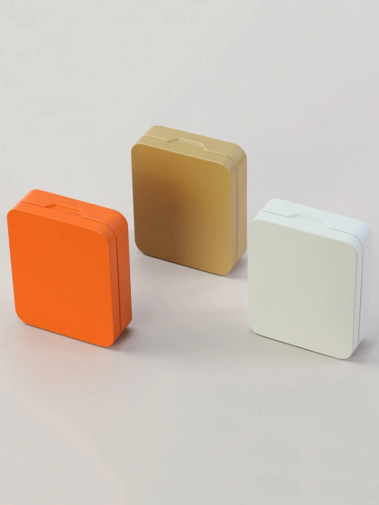 1pc Metal Tin Storage Box Tea Cans Jewelry Key Coin Boxes Wedding Candy Storage Cans Tea Packaging Gift Boxes