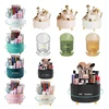 5 Slots 360°Rotating Makeup Brush Organizer Holder Multi-Functional Desktop Lipstick Cosmetic Storage Box For Vanity Bathroom 1
