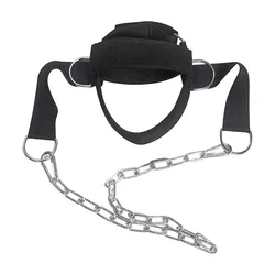 Adjustable Head Harness for Neck Strength Training and Fitness (1black set)