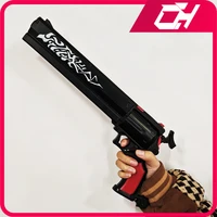 44cm Zenless Zone Zero Billy the Kid Weapon Anime Game Periphery PU Prop Suit Cosplay Soft Rubber Model Ornament Collection Toys 1