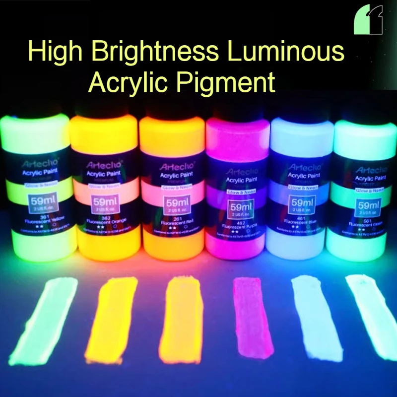 Glow in Dark Acrylic Paint 59ML 1
