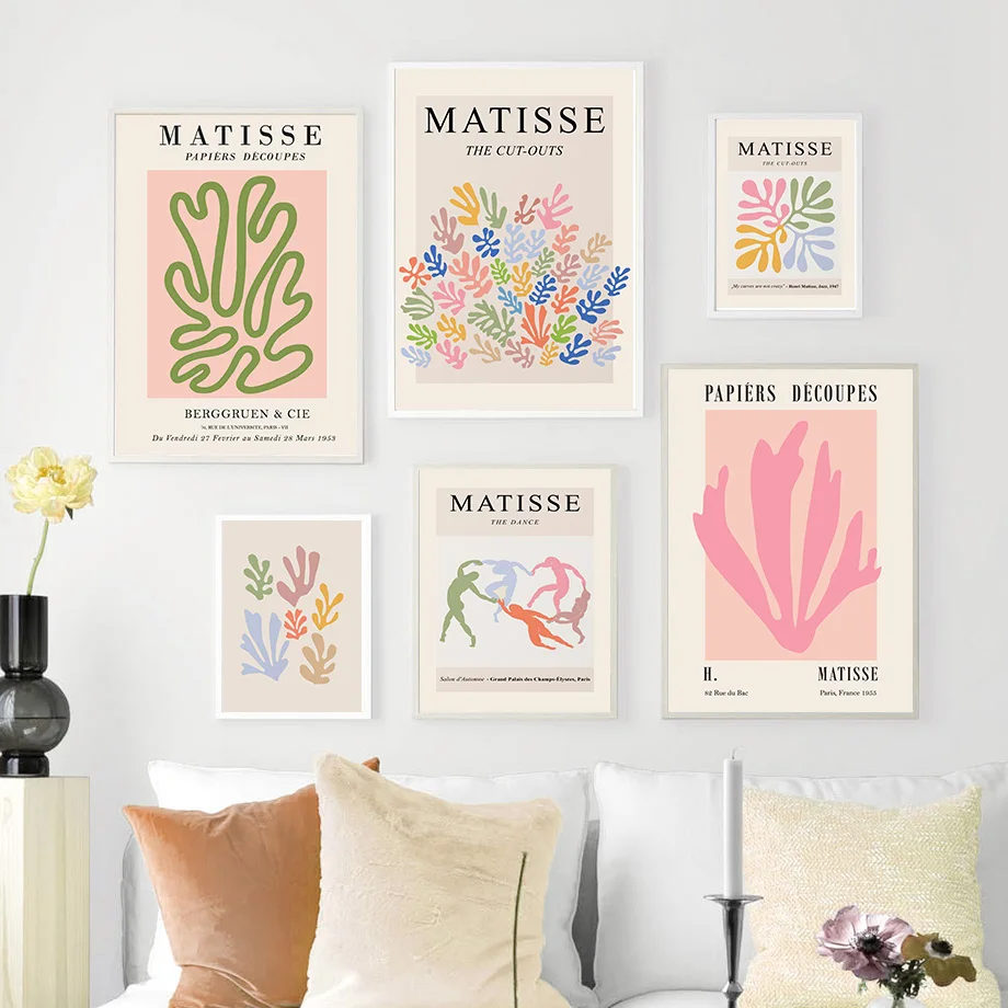 BISLE Moderni Marrone Arancione Tela Quadri Astratto Poster e Stampe Minimalista Parete Arte Quadro per Soggiorno Camera da letto Casa Decorazioni 40x60cmx3 Senza cornice