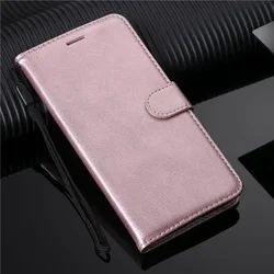Stylish Flip Stand Business Wallet Phone Case with Card Pocket - New P06Z for Xperia 8 (Rose Gold)