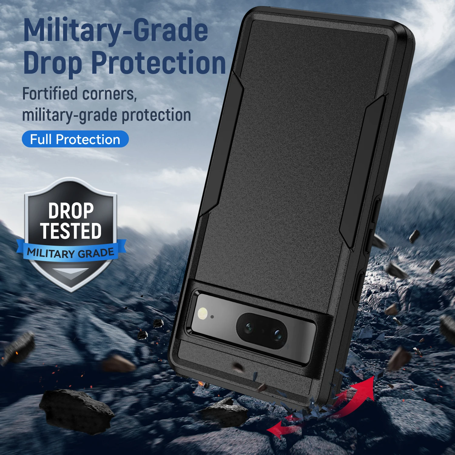 Rugged Shockproof Phone Case with Military-Grade Protection