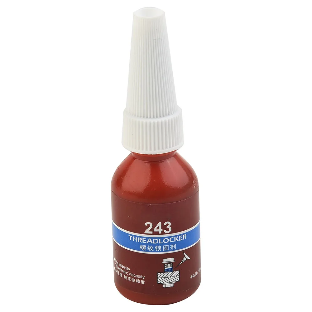 10ml threadlocker loctite 222 242 243 262 263 271 272 277 290 Kék szín csavaros Bezár vkit Befűz Biztosítás Letétményes anaerobic Madárlép anti-loose