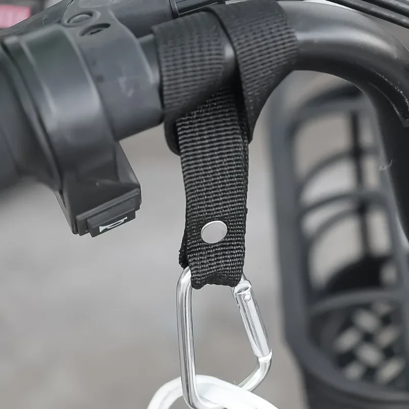 Motorcycle Hook Electric Scooter Front Hook Aluminum Alloy Handlebar Hook for Bicycle Baby Cart Baby Stroller D-hook Hanger