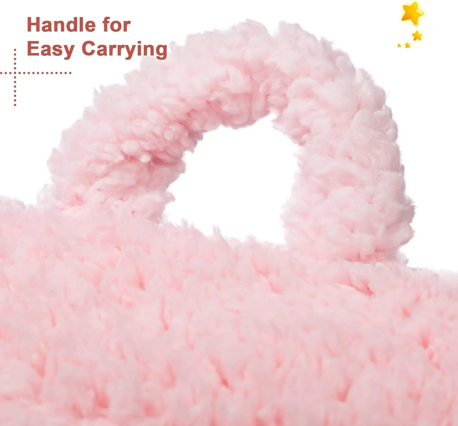 Kids Ultra-Soft Snuggle Foam Filled Chair, Toddler Cuddly Sherpa Reading Couch for Boys and Girls, Pink 6