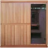 4-Person Home Infrared Sauna, Near & Far Infrared, 4.5kW Conventional Sauna Heater, 170° in Under 1-Hour, Premium Cedar, Sauna 4
