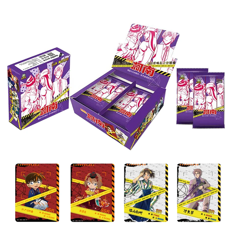 

Wholesales Detective Conan Collection Cards Box Booster Case Packs Anime Playing Trading Cards Game Cartas Gift