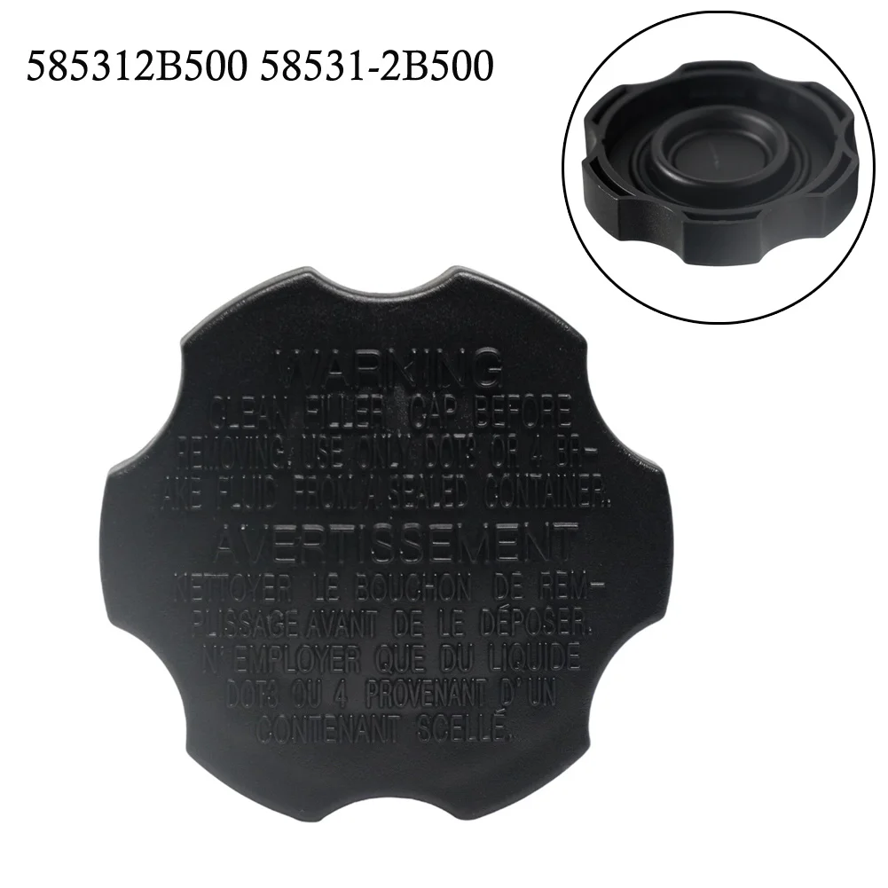 

Brake Master-Cylinder-Reservoir Tank Cap Cover For Hyundai For Kia 58531-2B500 Black-Accessories For Vehicles