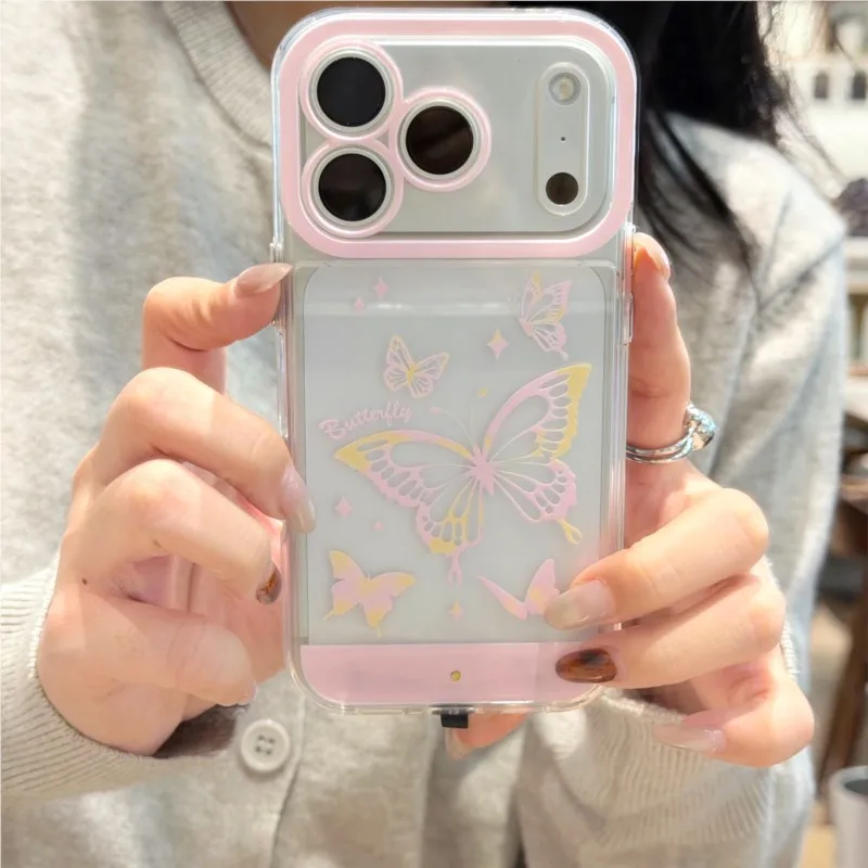 Luminous Butterfly Flash Phone Case - Stylish Fashion Cover