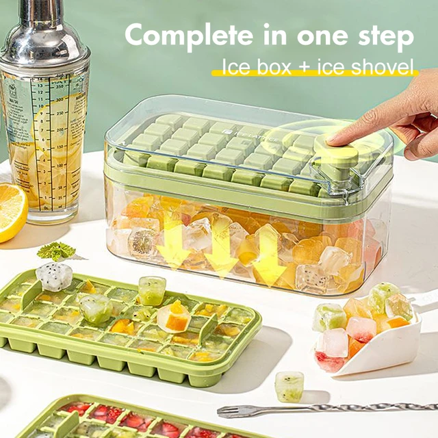 2023 for Ice Box Shape with Lid Household Gadgets Summer Whiskey Cocktail  Reusable Freezer Big Tray Mold New Ice Cube Ball Molds - AliExpress
