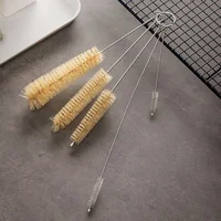 Straw cleaning brush good for bottles cups baby bottles residue removal bottle tips small mouths thin and long reach for gaps 1
