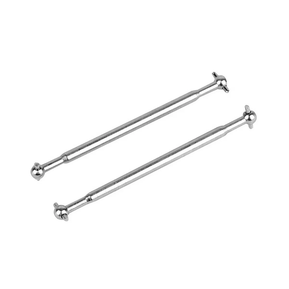 2 Pack 61mm (2 3/8") Drive Shaft Dogbone Axles For 1:10 Scale RC Cars & Trucks