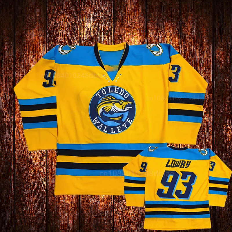 Vintage Toledo Walleye A.J. Jenks Nightingale Embroidery Stitched Hockey Jersey Youth Kids Adult Any Size And name 70
