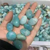 100g Natural Stone Blue Caribbean Calcite Gravel Crystal Quartz Tumbled Raw Gemstone Mineral Specimen Fish Tank Garden Decorati 4