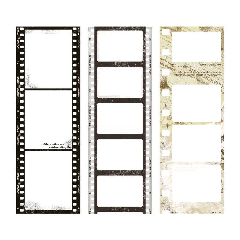 Retro Camera Film Washi Tape Stickers for Card Making Scrapbooking Journaling Arts and Crafts Washi Tape