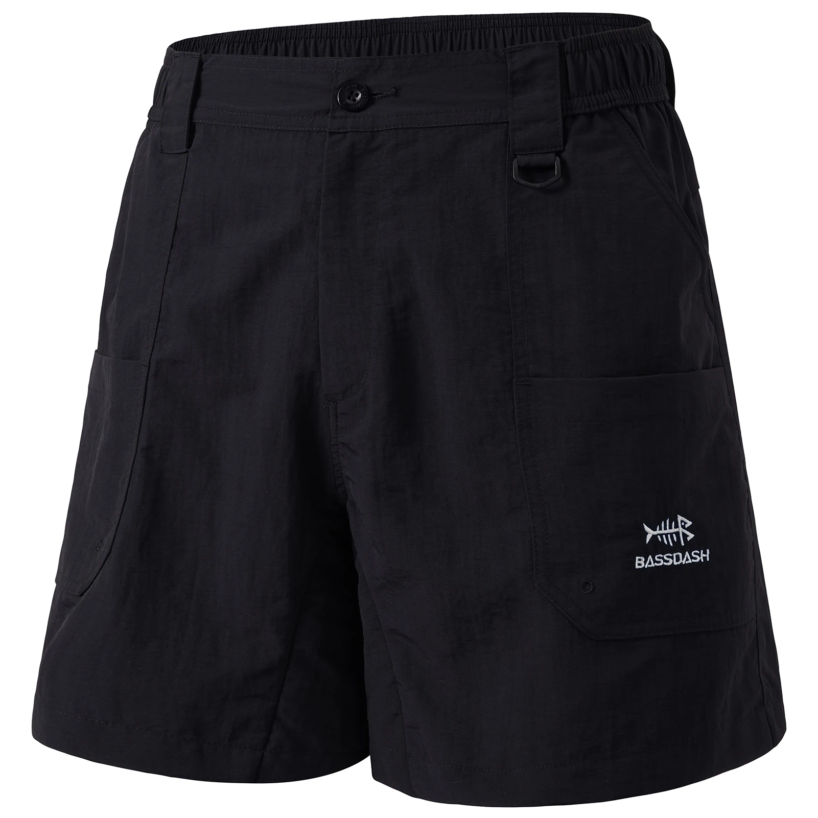 BASSDASH Men 6 Fishing Shorts Multi-Pockets UPF 50+ Water Resistant Quick  Dry Hiking Cargo Short Pant FS25M