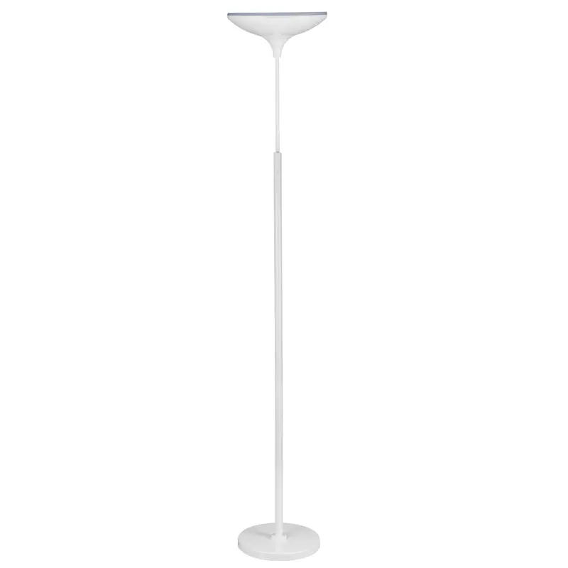 

71 in. Matte White Energy Star Dimmable LED Floor Lamp Torchiere, 12783