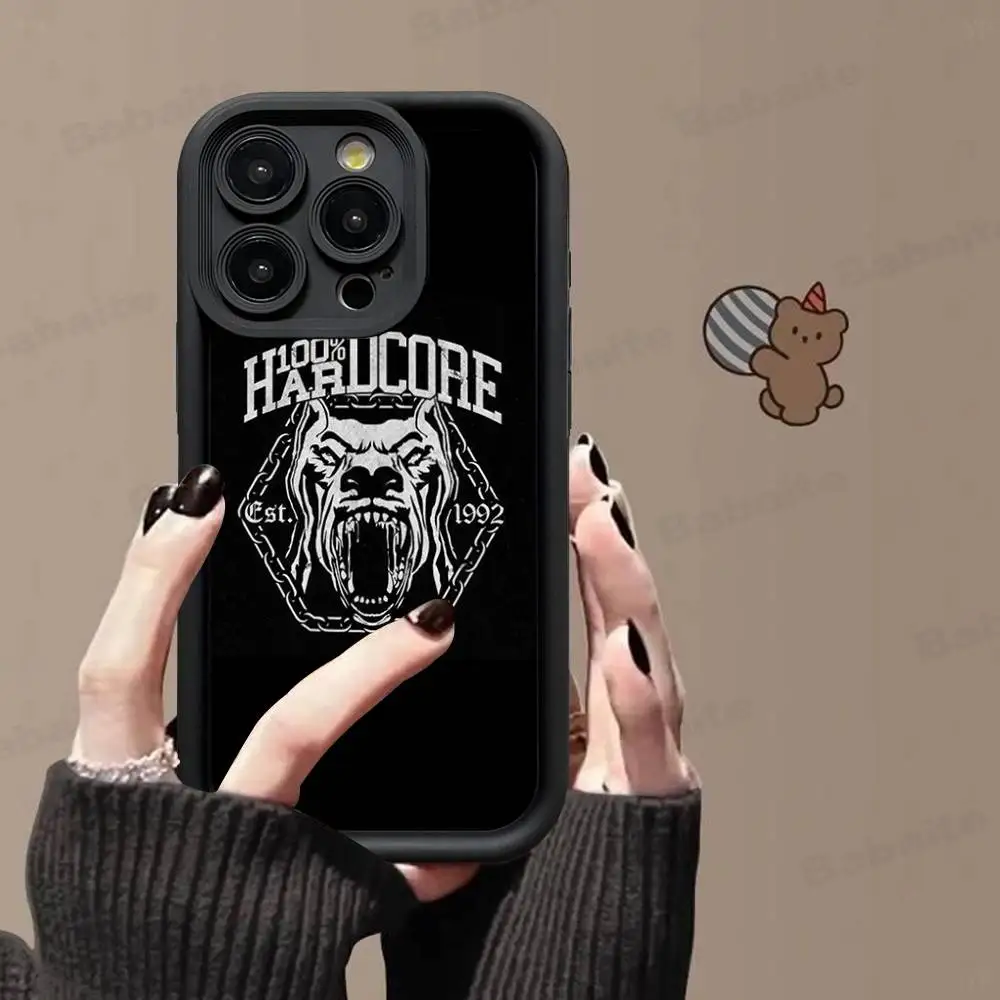 Gabber Hardcore Dog Silicone Shockproof Phone Case