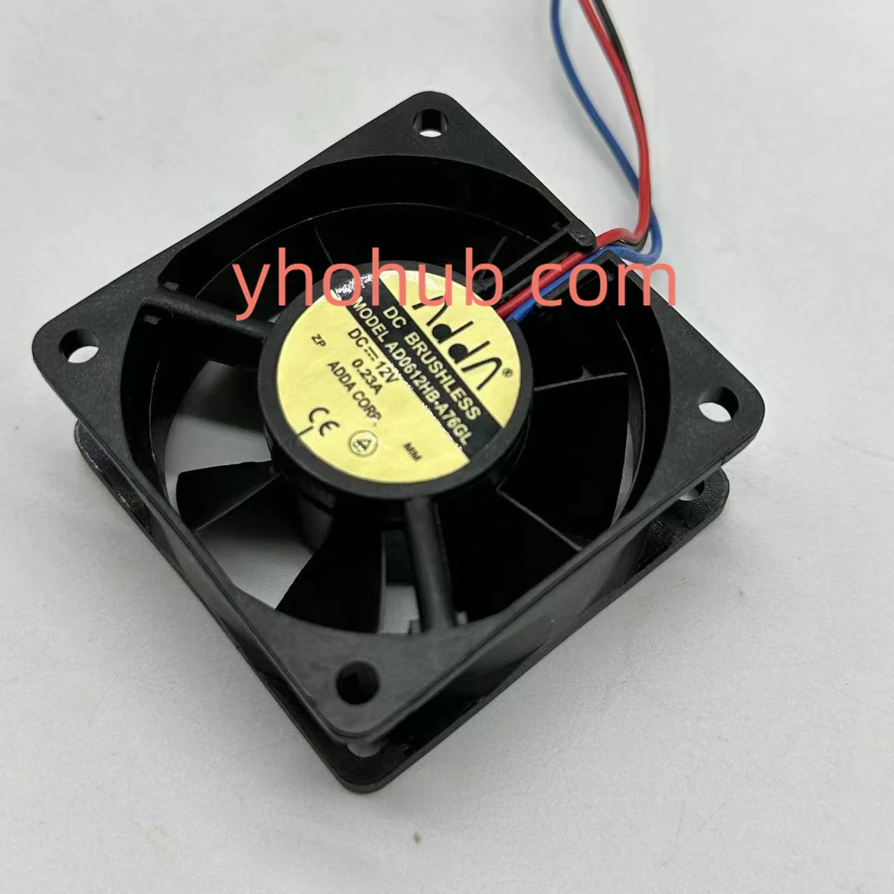 

ADDA AD0612HB-A76GL Server Cooling Fan DC 12V 0.23A 60x60x25mm 3-Wire