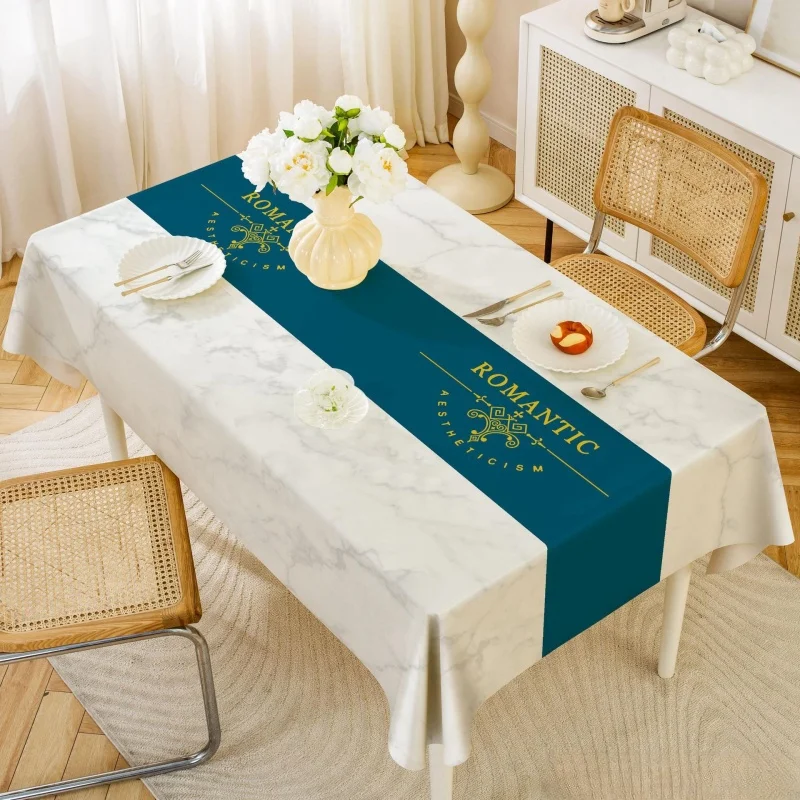 Rectangular dining tablecloths Circular tablecloths Oil- and water-resistant tablecloths Coffee tablecloths Kitchen decoration 2