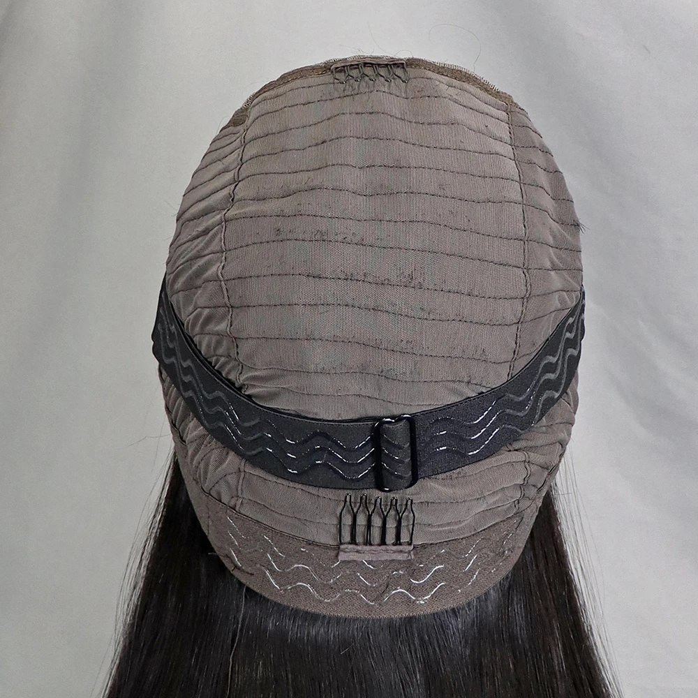 Bone Straight 8 inch Glueless Wig Double Drawn 12A Hair 350% Density Straight Bob Human Hair Wig 2x6 HD Lace Closure Frontal Wig