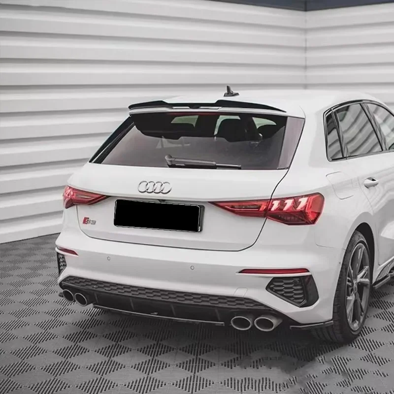 Maxton Style Car Spoiler Sul Tetto Posteriore Per Audi A3 S3 Rs3 8Y 5Door Sportback 2020-2024 Posteriore Tronco Tetto Labbro Cap Copertura Bodykit Tun