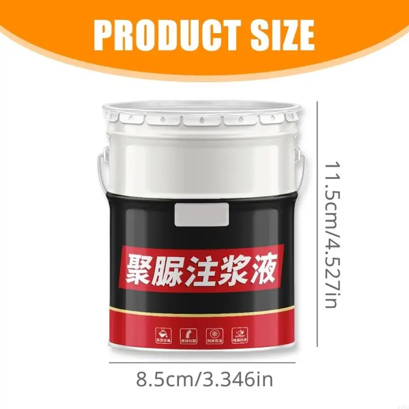 Crack Waterproof and Leak Repair Materials Coating Polyurea Slurry Enhanced Invisible Waterproof Coating Repair Tools 448A