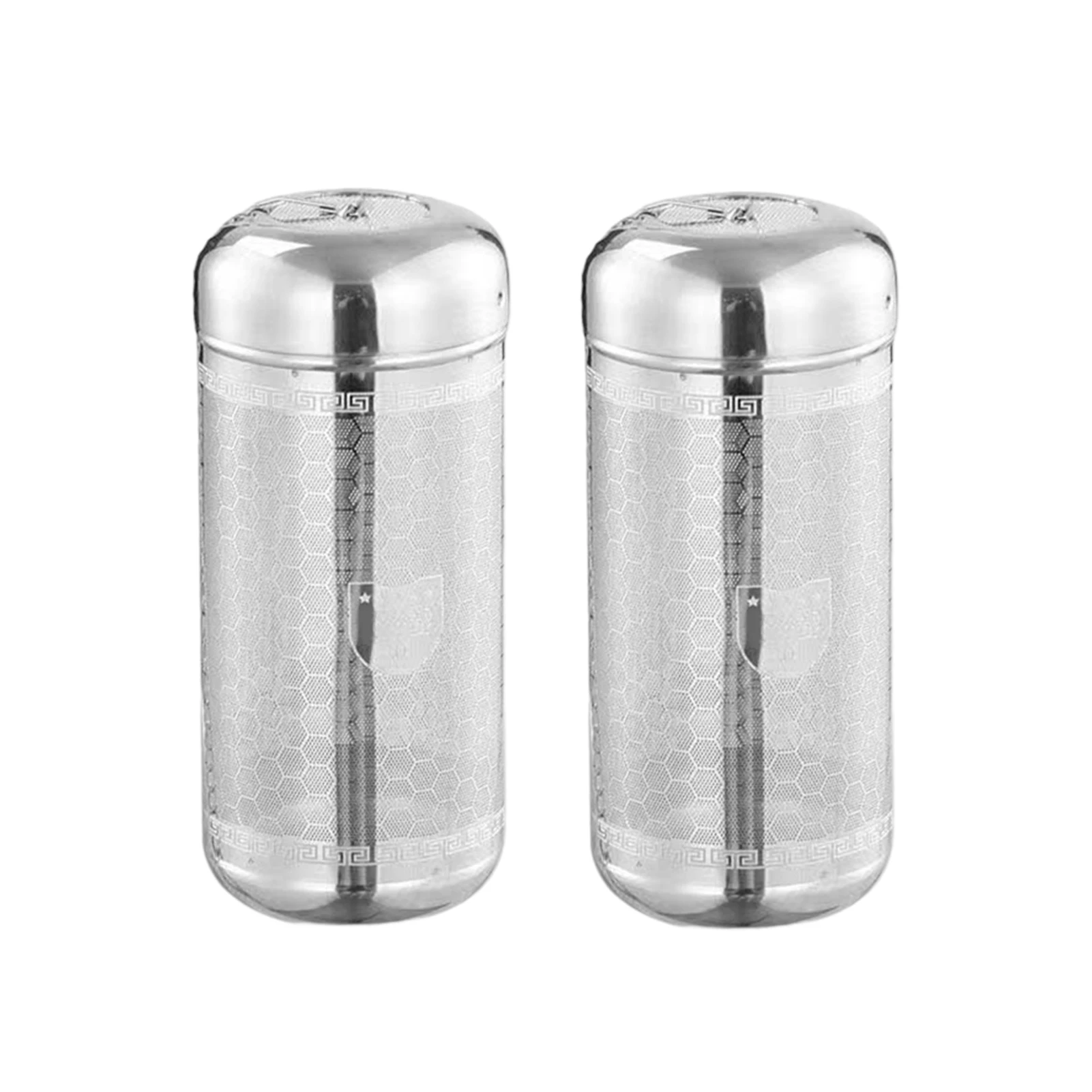 

2pcs Sturdy Restaurant Loose Washable Stable Tea Strainer For Cup Portable With Chain Teapots Infuser Fine Meshed Home