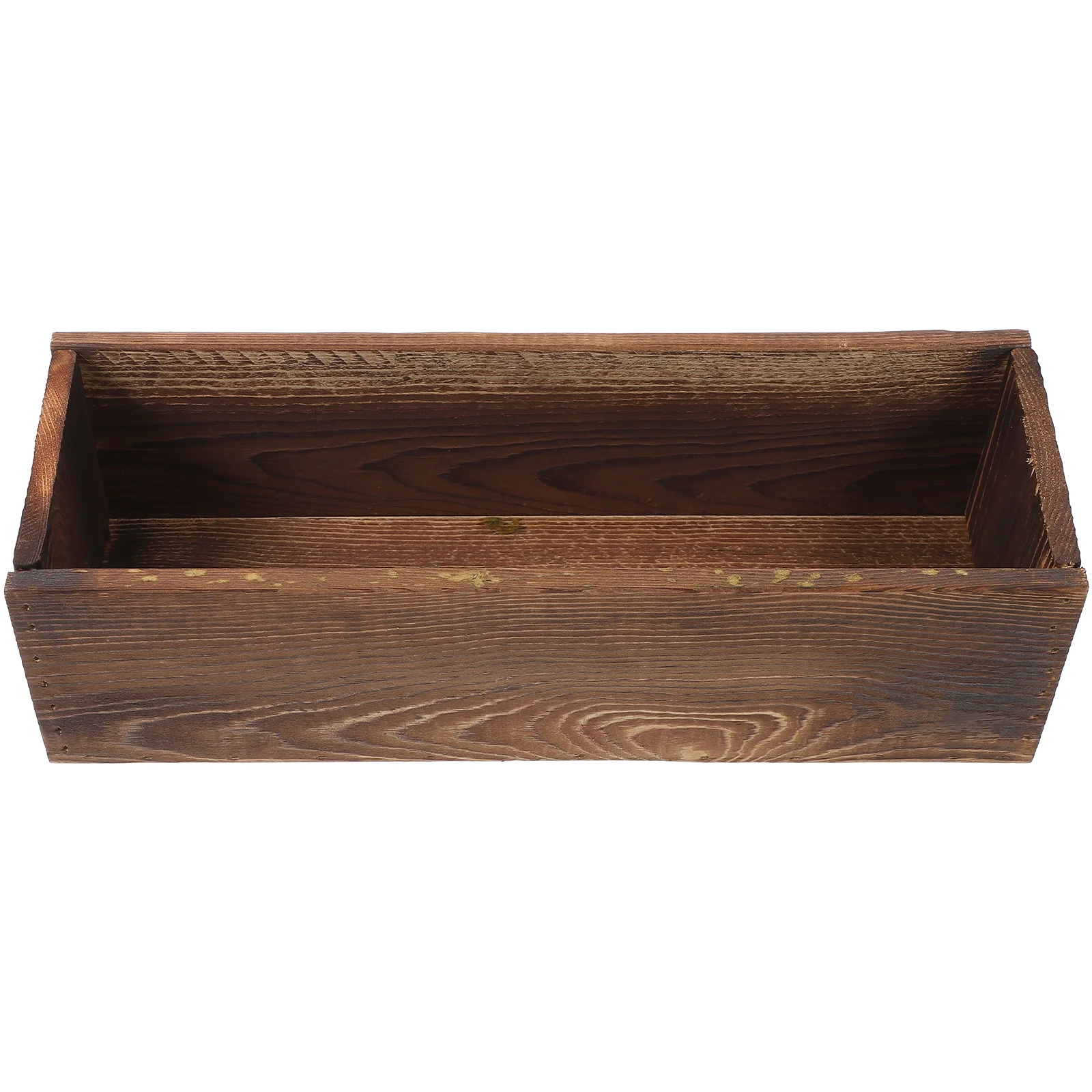 

Garden Pots Balcony Planter Wood Flower Container Vintage Bucket Wooden Pot Succulent Natural Creative Holder Planters