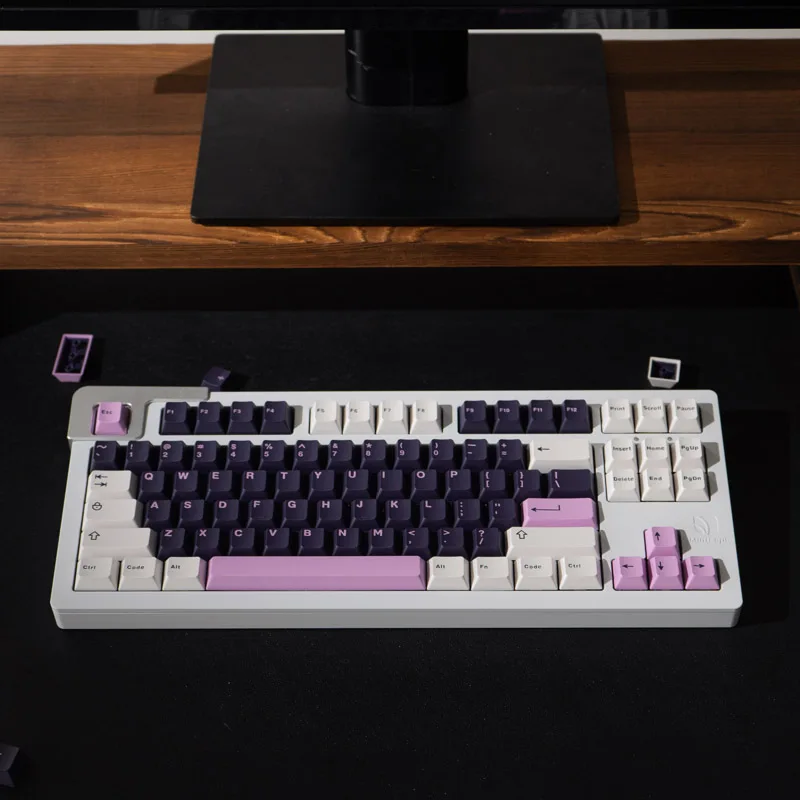 Double Shot Keycaps, Perfil cereja, 61, 64,