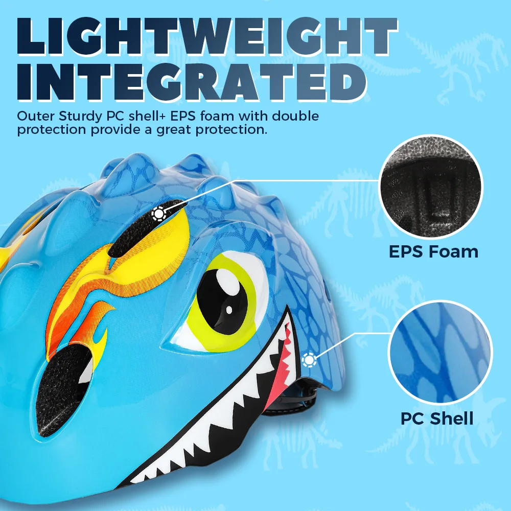 Kids Helmet with Pad Set 3