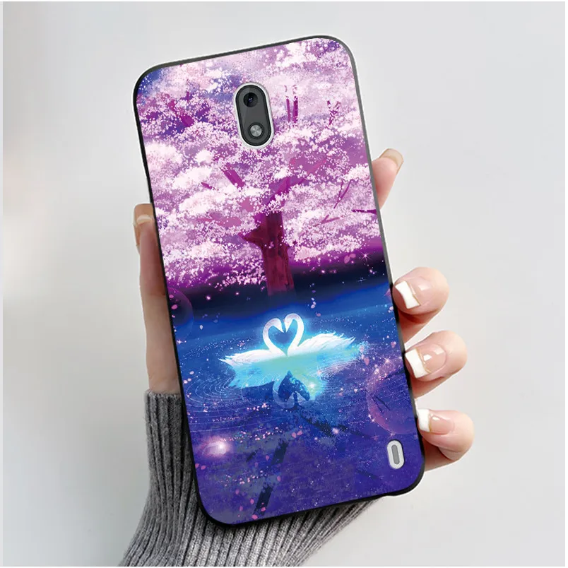 Aesthetic Cute Cat Shockproof Black Slim Phone Case - Soft TPU Silicone Back Cover