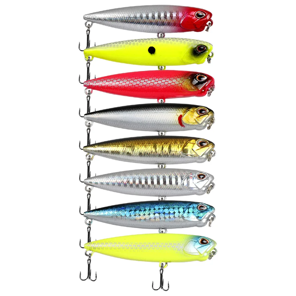 BILLINGS 1 Stück Long-Cast 6,5cm/5,3g Pencil-Style Schwimmender Oberflächenköder für Salz- und Süßwasserfischen – Detail 13