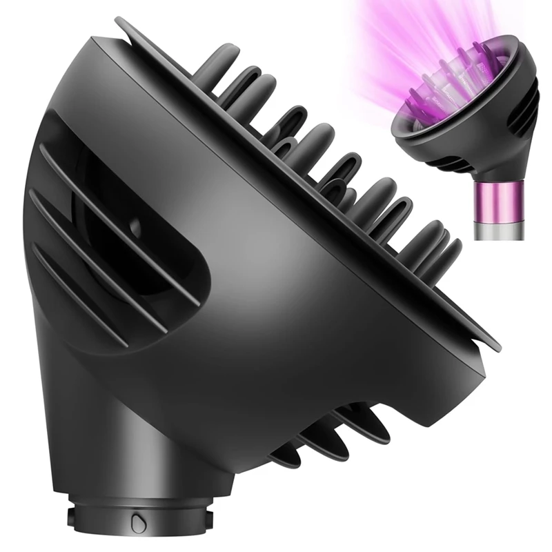 Wave And Curl Diffuser For Dyson Airwrap HS01 HS05 HS08 Two Airflow Dome Or Diffuse Modes Hair Diffuser Attachment