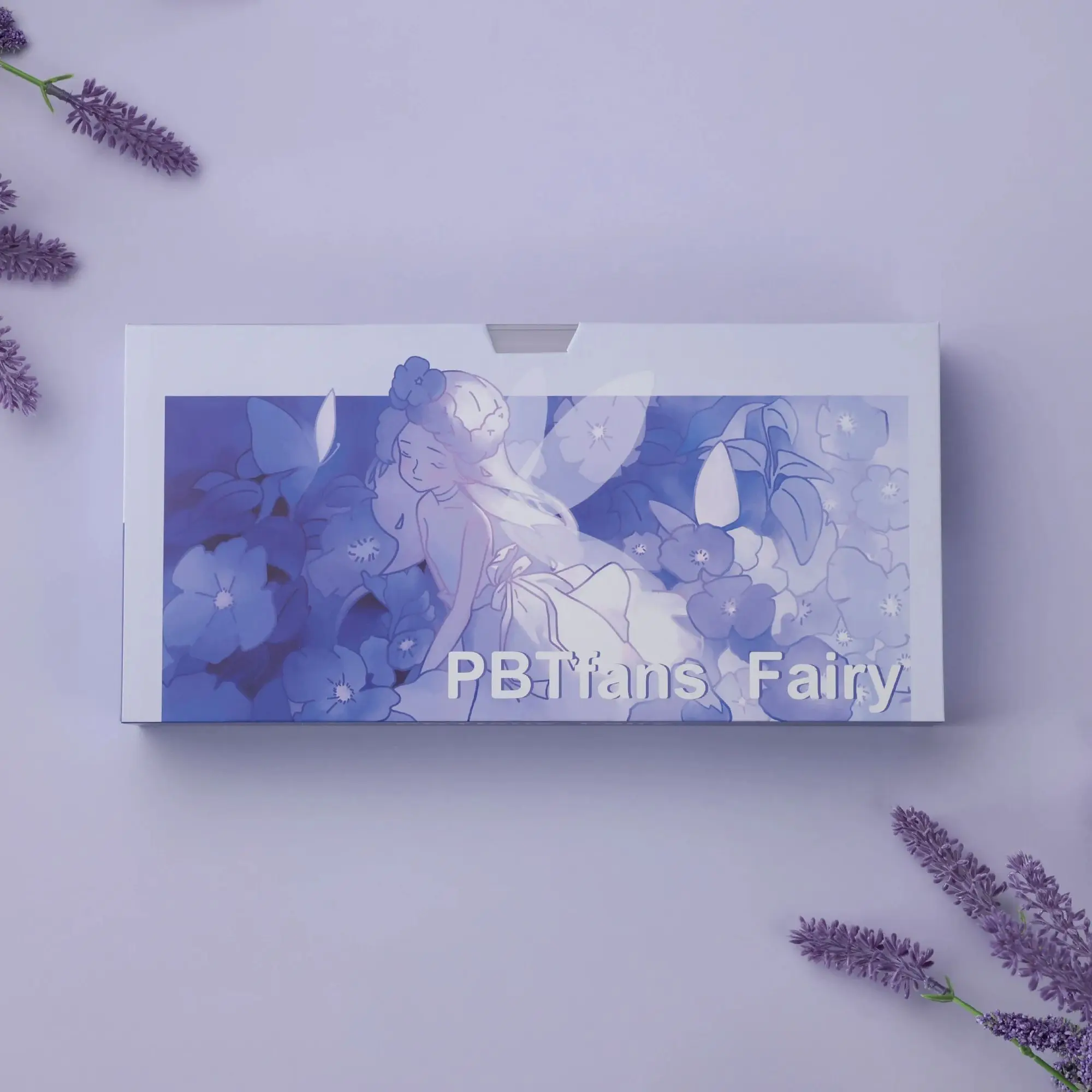 [기본 키트] PBTfans 페어리 체리 프로필, MX 스타일 키캡, KBDfans