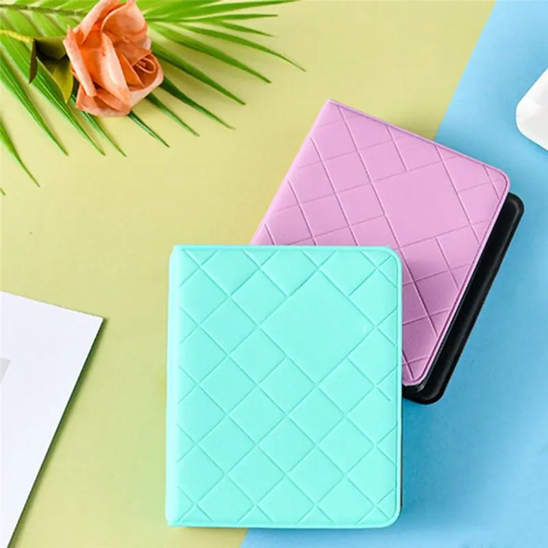 AM-32-포켓 미니 사진 앨범(후지필름 인스탁스 미니용), 사진 보관용 3인치 인스턴트 필름 패턴 앨범 B