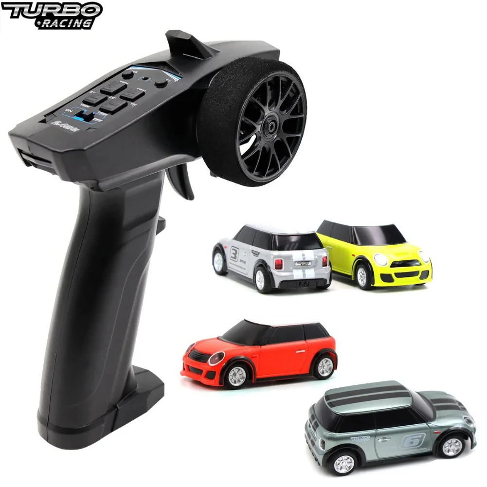 Turbo 1:76 Racing Rc Car Mini Race Car Con 2.4Ghz 91803G-Vt 3Ch Trasmettitore Racing Experience Nuova Auto Brevettata Per Giocattoli Per Bambini