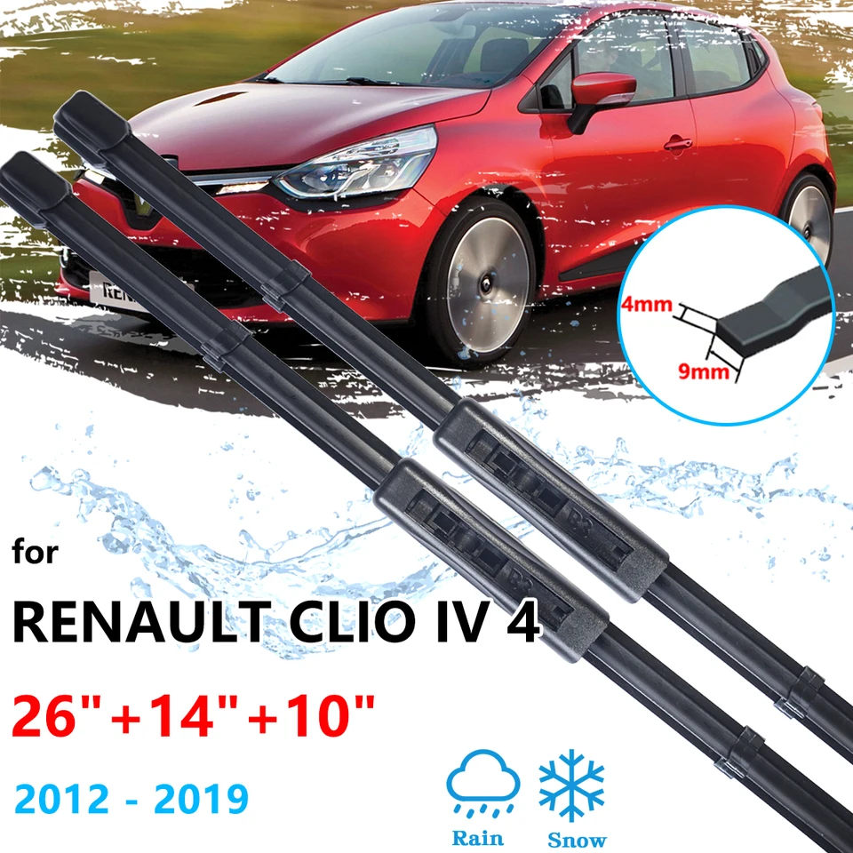 2 Tergicristalli Bosch AeroEco Per Renault Clio IV (2012-2019) - 65cm + 34cm