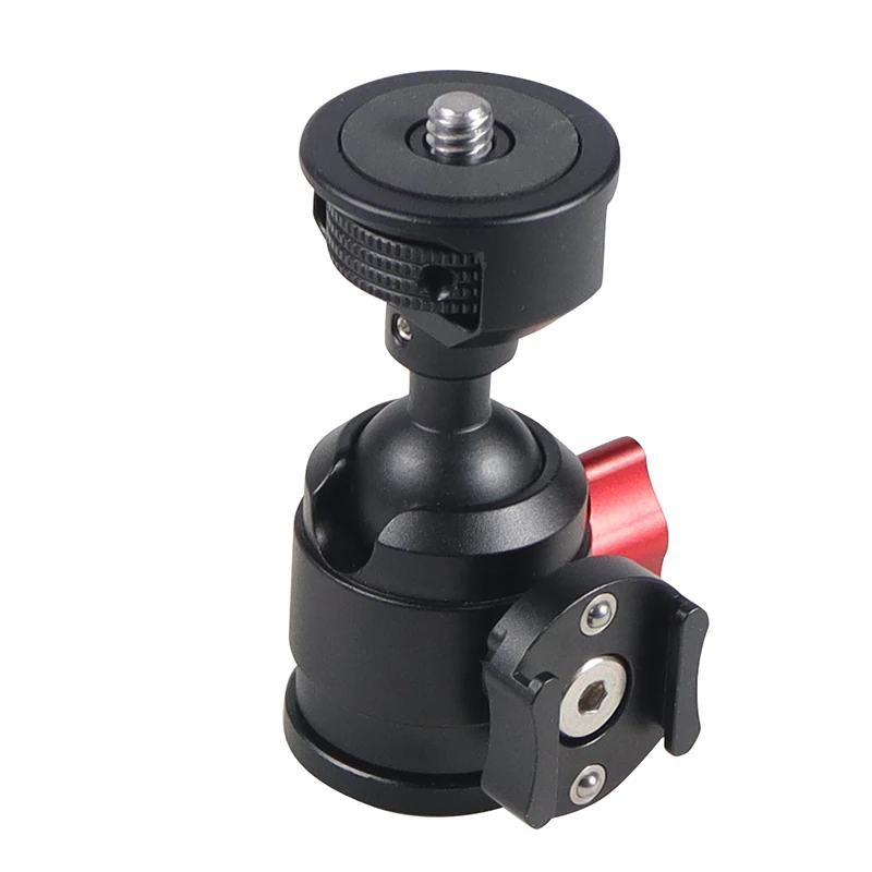 Mini Stativ Kugelkopf Swivel Ball Kopf 1/4 "Abnehmbare Kalten Schuh Halterungen Adapter für DSLR Kamera Monitor Vlog Flash Licht mic Stand – Detail 23