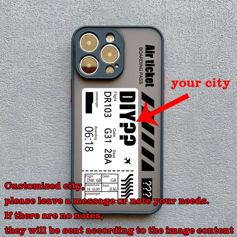 Heißluft-Ticket Reise New York London Paris Etikett Handyhülle für iPhone 15 11 12 13 14 Pro Max Stoßfeste 15 14 Plus Rückseite – Detail 20