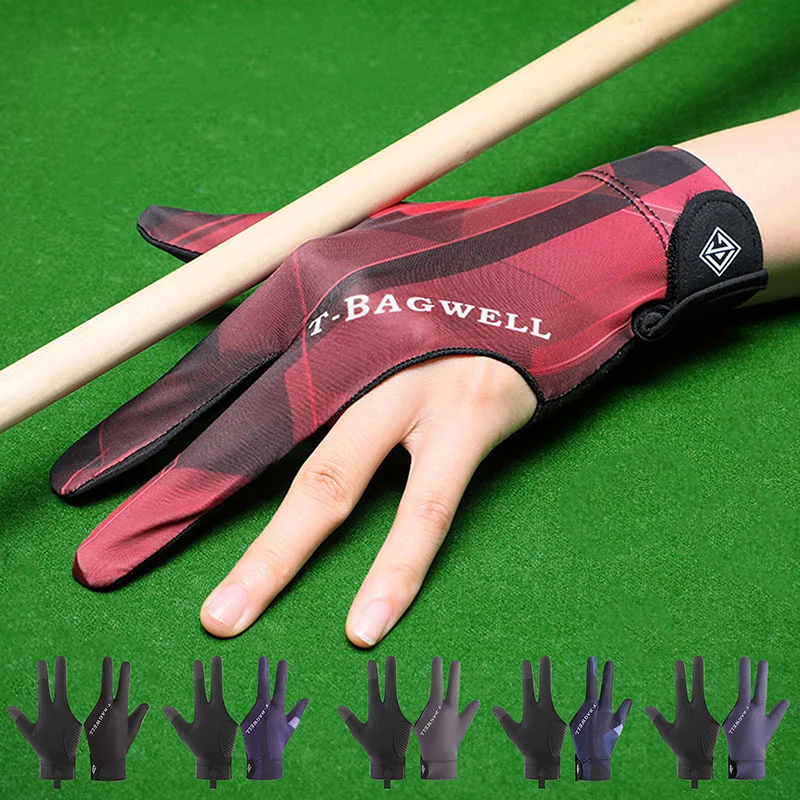 Biljart Handschoenen, Biljart Pool Handschoenen 3 Vingers Cue Handschoenen Shooters Snooker Cue Sport Handschoen voor Links Rechts Handen (M