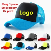 Custom Trucker Hats for Men & Women - Personalized Foam Front Polyester Mesh Baseball Caps