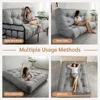 8 Inche Futon Mattress Queen Size,Thick Futons Sofa Couch Bed,Floor Mattress for Adults,Shredded Foam Filling Frame Not Included 4